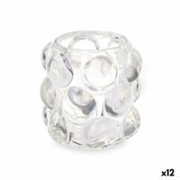 Kaarshouder Gift Decor Transparant Kristal 8,4 x 9 x 8,4 cm Microbolletjes (12 Stuks) - thumbnail