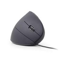 Gembird MUS-ERGO-01 Ergonomische muis USB Optisch Zwart 6 Toetsen 1200 dpi, 1600 dpi, 2400 dpi, 3200 dpi Ergonomisch - thumbnail