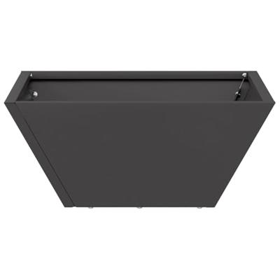 Plastic Plantenbak 5 pcs Zwart 35 x 35 x 15 cm Staal Plastic Plantenbak 5 pcs Zwart 35 x 35 x 15 cm Staal