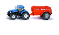 Siku tractor met enkele as vacuumtank Van der Leeden - Van der leeden - thumbnail