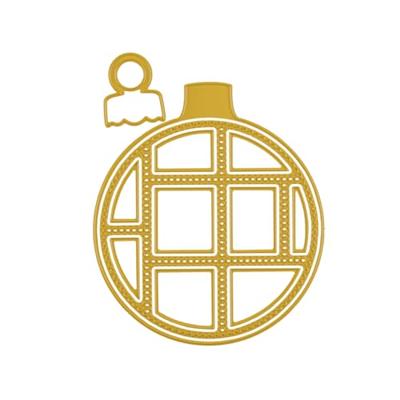 Vaessen Creative • snijmallen kerstbal 12st.