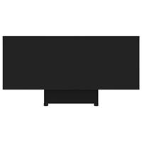 Salontafel 85x55x31 cm spaanplaat zwart - thumbnail