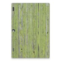Lenovo Tab 10 | Tab 2 A10-30 Silicone Tablet Hoes Green Wood - thumbnail