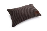 DBL HOOFDKUSSEN RIBBED BRN 35X23 - thumbnail