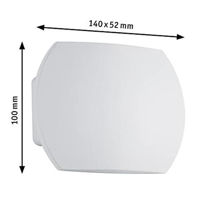 Paulmann Bocca 70792 LED-wandlamp voor badkamer 6 W Warmwit Wit Paulmann Bocca 70792 LED-wandlamp voor badkamer 6 W Warmwit Wit