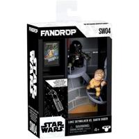 Figuur - FANDROP x STAR WARS - Luke vs Darth Vader - Vitrine met cultscène + miniposter - 18 cm - thumbnail