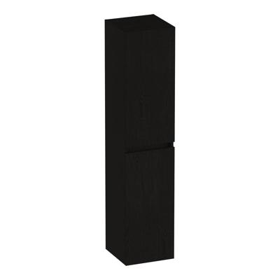 Brauer Joy - Hoge Kast - 160 cm - 2 Deuren - Greeploos - Links of Rechtsdraaiend - Timber Black