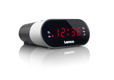 Lenco cr-07 wekkerradio wit