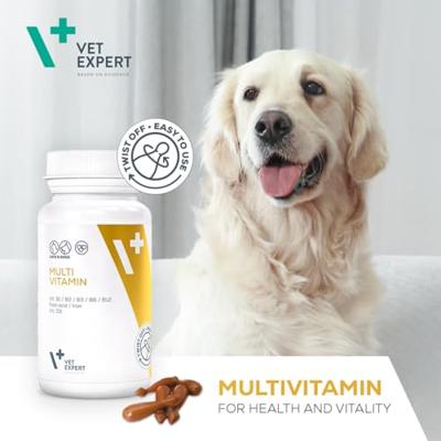 VETEXPERT Multivitamin - vitamine- en mineralenpreparaat voor honden en katten - 30 capsules.