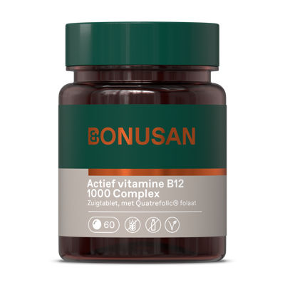 Bonusan Actief vitamine B12 1000 Complex Zuigtabletten