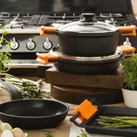 Pan BRA A270524 Zwart Ø 24 cm 5 L 2,3 L - thumbnail