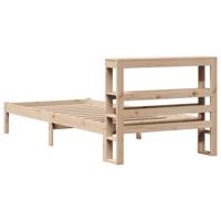 Bedframe zonder matras massief grenenhout 140x200 cm - thumbnail