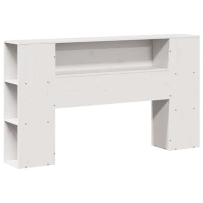 Bedframe zonder matras massief grenenhout wit 120x190 cm