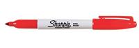 Permanente markeerstift Sharpie Fine Point Rood (12 Stuks) - thumbnail