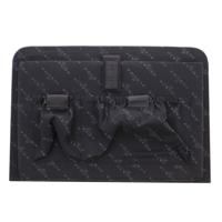 Plevier 15.6 inch leren laptoptas Navigator Morse zwart - thumbnail