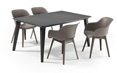 Tuinstoel Akola cappuccino set van 2