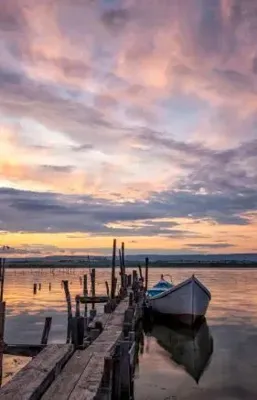 Alexsar Art Tuindoek haventje 90x140cm