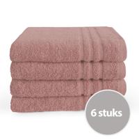 Byrklund Handdoek 50x100 cm 500gram Oud Roze - 6 stuks - thumbnail