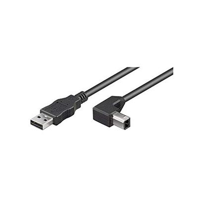 Wentronic USB-kabel (A-stekker op B-hoekstekker) 5m