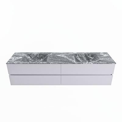 MONDIAZ VICA-DLUX 200cm badmeubel onderkast Cale 4 lades. Inbouw wastafel CLOUD dubbel 2 kraangaten, kleur Lava. MONDIAZ VICA-DLUX 200cm badmeubel onderkast Cale 4 lades. Inbouw wastafel CLOUD dubbel 2 kraangaten, kleur Lava.