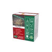 Mini LED Kerstverlichting voor binnen 100 lampjes extra warm wit 10 meter zwart - thumbnail