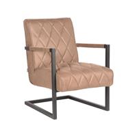 LABEL51 Fauteuil Denmark - Stone - Microfiber - thumbnail
