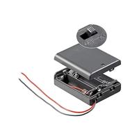 Goobay 12445 Batterijbox Aantal cellen: 3 AA (penlite) Kabel (l x b x h) 68.5 x 48 x 18.7 mm - thumbnail