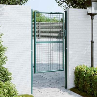 VidaXL Hekpoort staal 100x150 cm groen