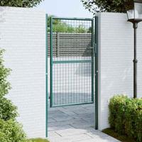 VidaXL Poort 100x150 cm staal groen - thumbnail