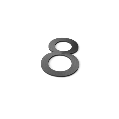 Nummer 8 Model: Huisnummer RVS Geroba - Geroba