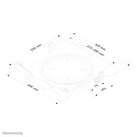 NewStar NOTEBOOK-V100 Laptopstandaard Kantelbaar - thumbnail