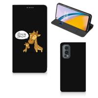 OnePlus Nord 2 5G Magnet Case Giraffe - thumbnail