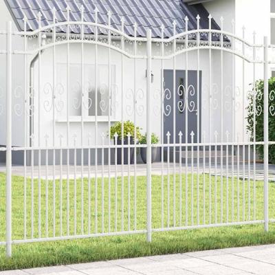 VidaXL Tuinhek wit 240 x 228 cm poedergecoat staal