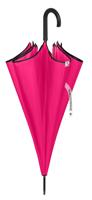 Perletti golfparaplu 65 cm polyester/aluminium roze - thumbnail