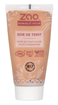 Zao Silk Liquid Foundation - Refill 30 ml 817 Medium Miel