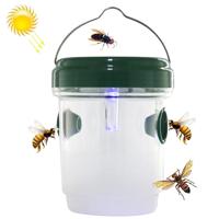 Solar Powered LED Fly Bee trap catcher insect controle tool - thumbnail