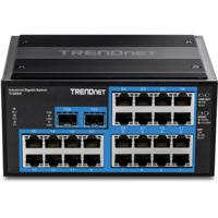 TRENDnet TI-G262 DIN-Rail Switch, 26-poorts industriële gigabit - thumbnail