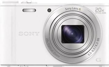 Sony Cyber-Shot DSC-WX350W Digitale camera 18.2 Mpix Zoom optisch: 20 x Wit Full-HD video-opname, WiFi