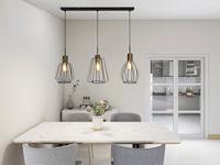 Searchlight Hanglamp EetkamerMelbourne - 24053-3BK - thumbnail