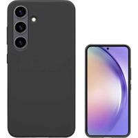 4Smarts 4smarts Silicone Case Cupertino für Sams Cover Samsung Galaxy A56 Zwart - thumbnail