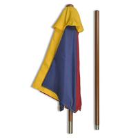 Kinderpicknicktafel- en banken met parasol in vier kleuren - thumbnail