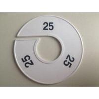 Maatring 11cm wit/zwart 25 - thumbnail