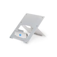 R-Go Riser Flexibel laptopstandaard, zilver - thumbnail