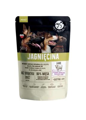 PET REPUBLIC Adult Lamb - nat hondenvoer - 500g