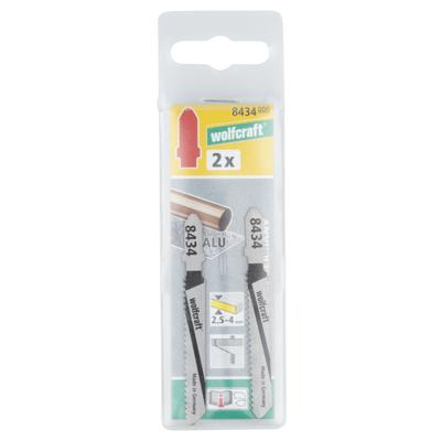 Wolfcraft 8434000 2 Decoupeerzaagbladen T-schacht HSS 2 stuk(s)