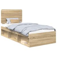 Bedframe Sonoma Eiken 75 x 190 cm Massief grenenhout - thumbnail