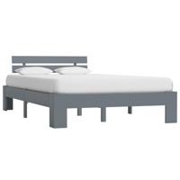 Bedframe massief grenenhout grijs 120x200 cm - thumbnail