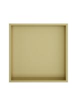 Hotbath &MORE Inbouwbox of inbouwnis - 30x30x10 - Geborsteld messing PVD BOX030BBP - thumbnail