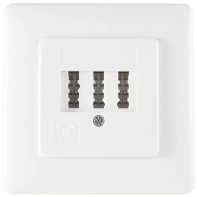 Shiverpeaks BS74051W Telefoonaansluitdoos Telefoon Inbouw (in muur) Wit