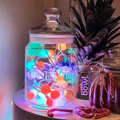 Hellum 576788 Motief lichtketting Kogel Buiten werkt op het lichtnet Aantal lampen 80 LED RGB Verlichte lengte: 7.9 m Timer